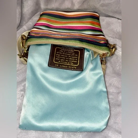 Coach Y2K Legacy Satin Swingpack Crossbody Bag, Style 41674 - Picture 5 of 8